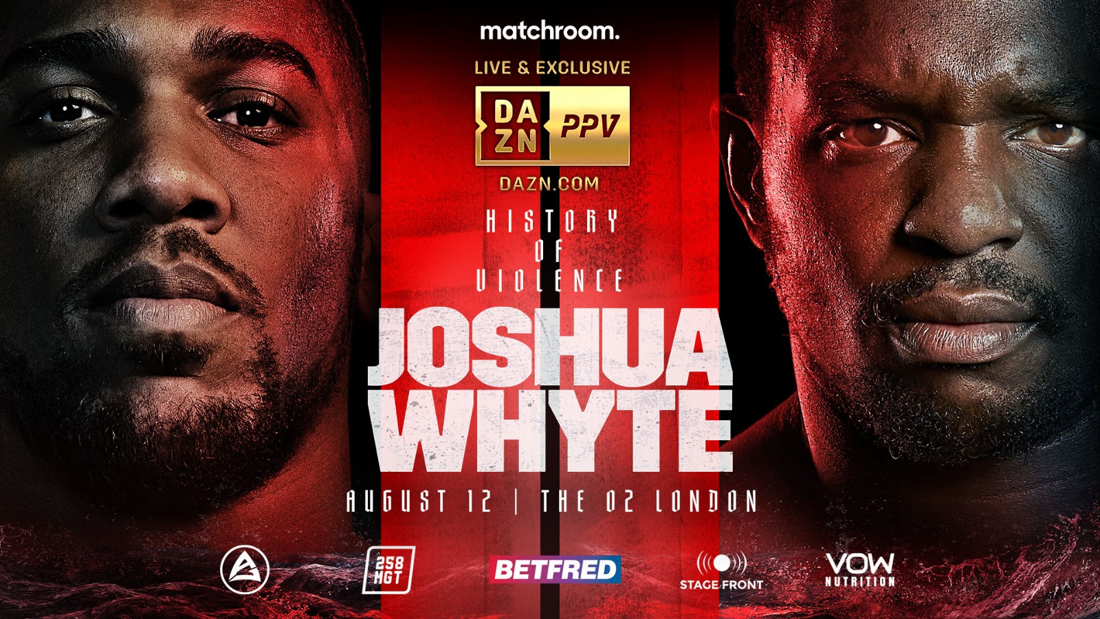Joshua-Whyte Announced by Matchroom Boxing, August 12