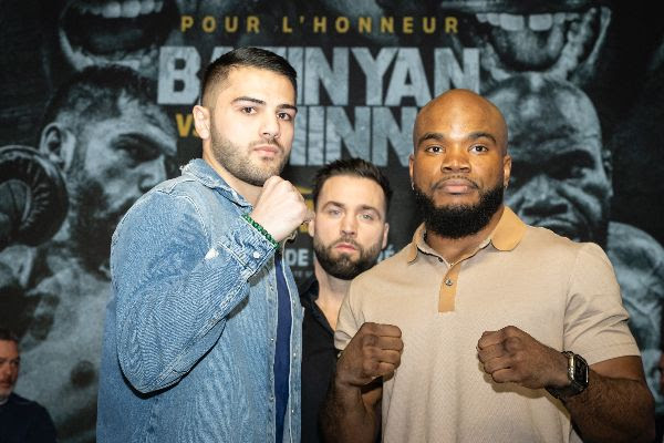 Bazinyan takes on Phinn in Montreal, April 11