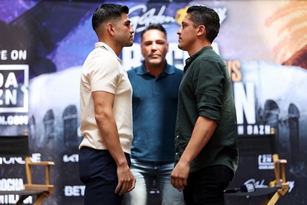 Alexis Rocha and Giovani Santillan talk up huge welterweight bout for Golden Boy headliner in October