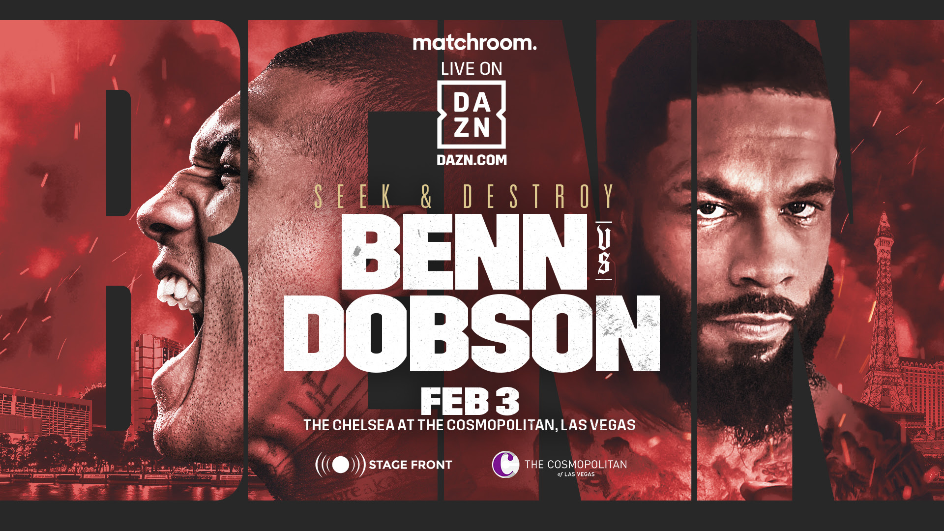 Benn se enfrenta a Dobson en Las Vegas el 3 de febrero