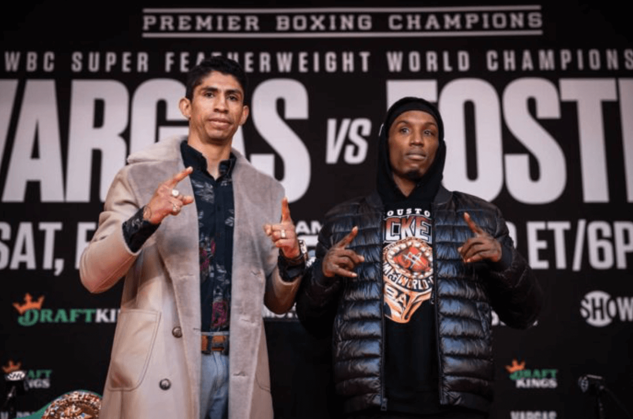 Vargas y Foster en el peso para el combate por el título del WBC