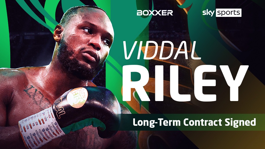 Viddal Riley inks long-term promotional deal with Boxxer